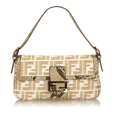 fendi fur baguette|fendi baguette second hand.